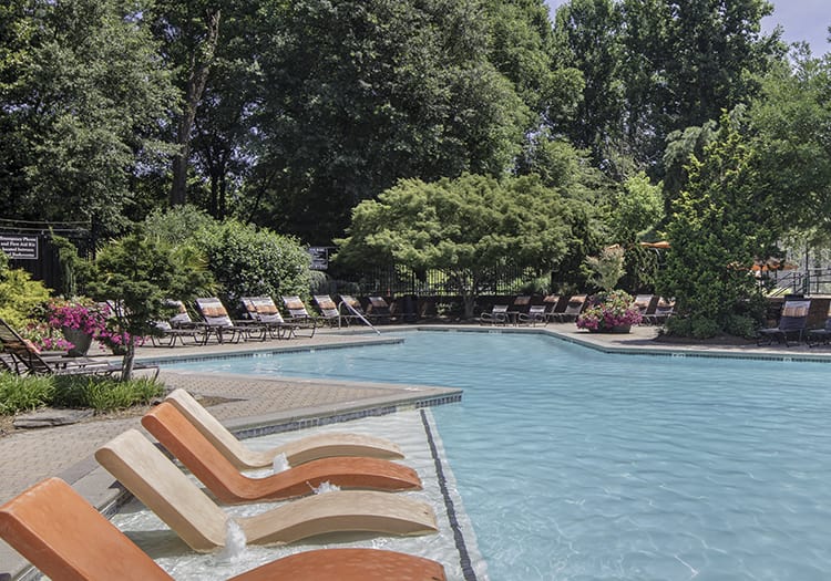 Pool 1 at Post Glen luxury apartment homes in Atlanta, GA