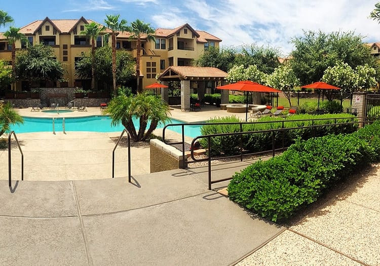 Pool 1 at Edge at Lyons Gate luxury apartment homes in Phoenix, AZ