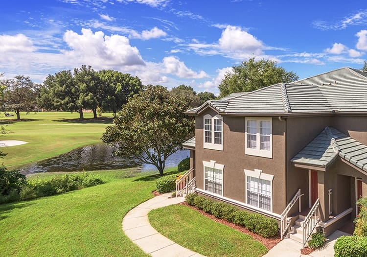 Exterior Building at Colonial Grand at Heathrow luxury apartment homes in Orlando, FL