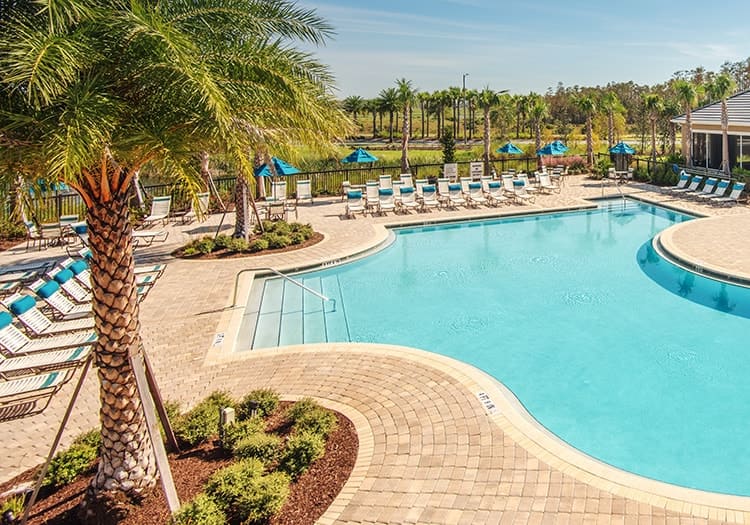 Pool 2 at Colonial Grand at Randal Lakes luxury apartment homes in Orlando, FL