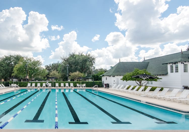 Pool 2 at Post Lake at Baldwin Park luxury apartment homes in Orlando, FL