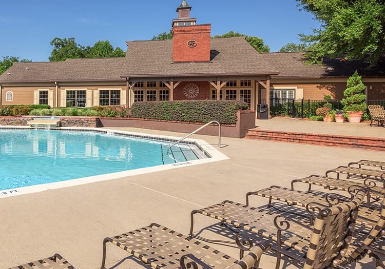 Pool 2 at The Paddock Club Tallahassee luxury apartment homes in Tallahassee, FL