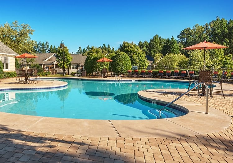 Pool at Colonial Grand at Berkeley Lake luxury apartment homes in Atlanta, GA