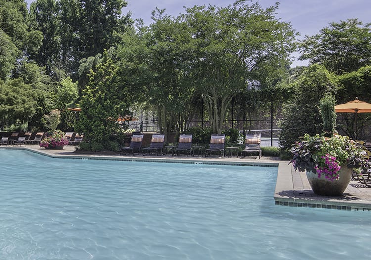 Pool 1 at Post Glen luxury apartment homes in Atlanta, GA