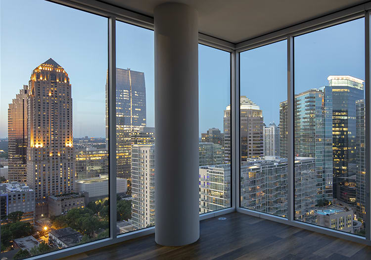 Atlanta Skyline View at Post Midtown luxury apartment homes in Atlanta, GA