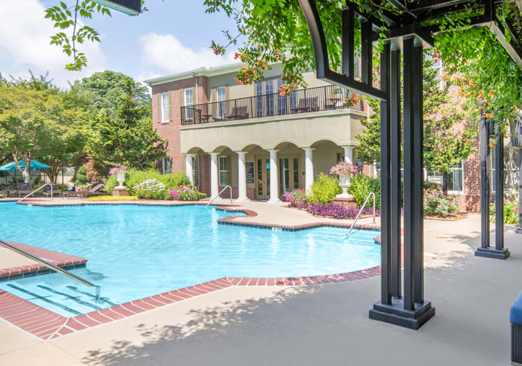 Pool at Post Spring luxury apartment homes in Smyrna, GA