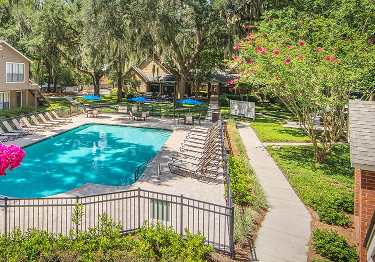 Pool 3 at Colonial Village at Huntington luxury apartment homes in Savannah, GA
