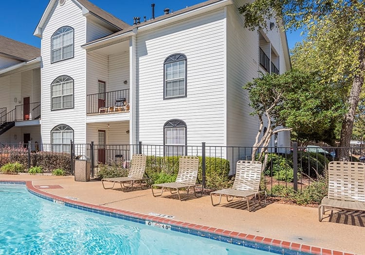 Pool 3 at Crosswinds luxury apartment homes in Jackson, MS