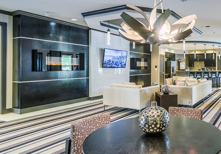 Clubhouse at South End luxury apartment homes in Charlotte, NC