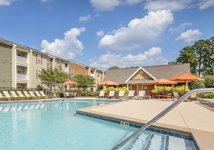 Pool 2 at Colonial Village at Beaver Creek luxury apartment homes in Cary & Raleigh, NC