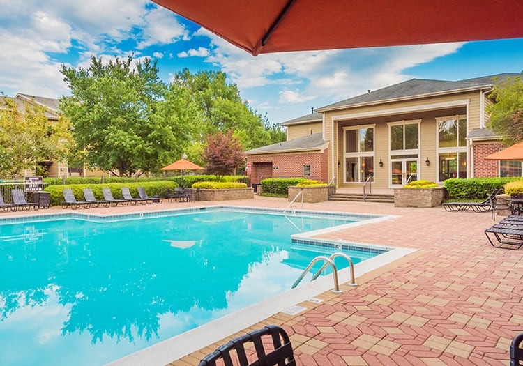Pool 4 at Waterford Forest luxury apartment homes in Cary, NC