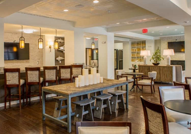 Clubhouse at 1201 Midtown luxury apartment homes in Mt Pleasant, SC
