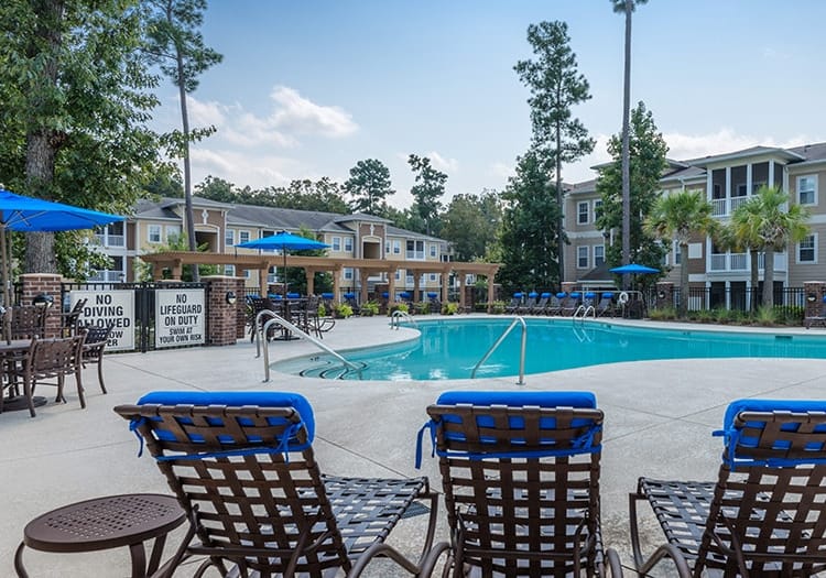 Pool at Colonial Grand at Commerce Park luxury apartment homes in Charleston, SC