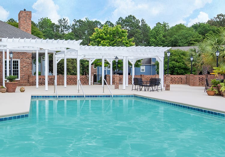 Pool at The Fairways luxury apartment homes in Columbia, SC