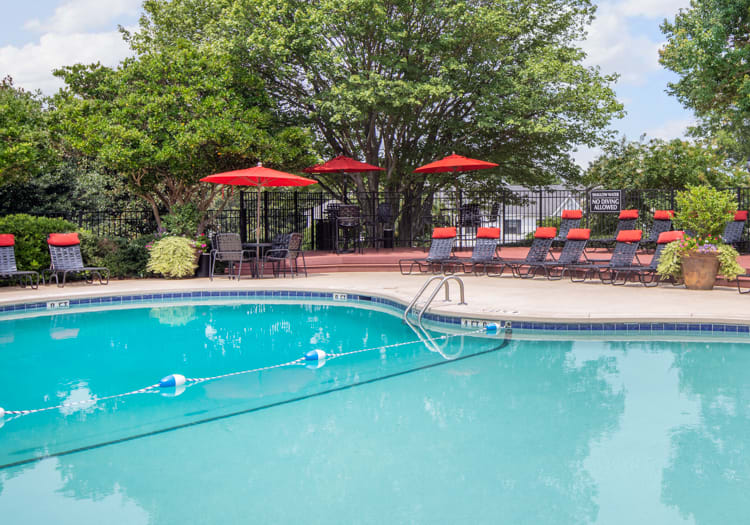 Pool at Howell Commons luxury apartment homes in Greenville, SC