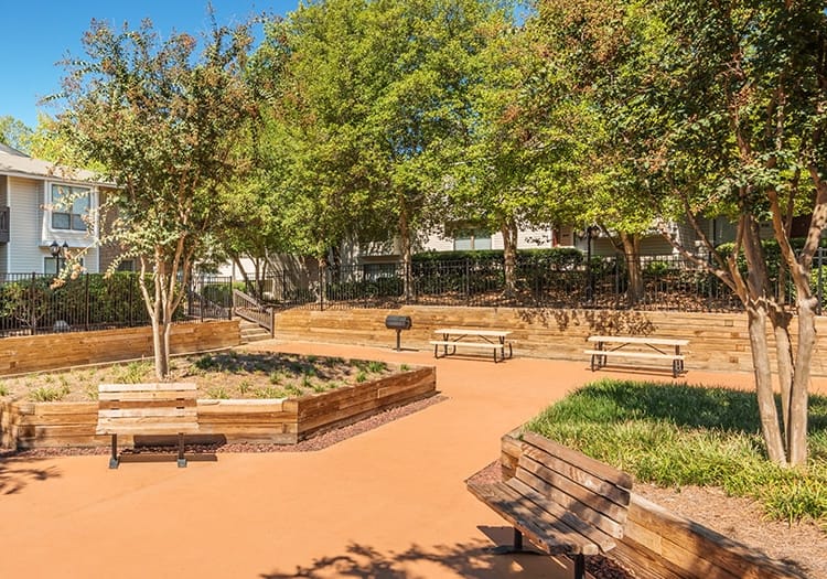 Picnic Area at Park Haywood luxury apartment homes in Greenville, SC