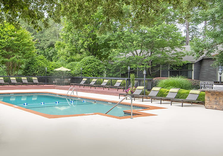 Pool 2 at Spring Creek luxury apartment homes in Greenville, SC
