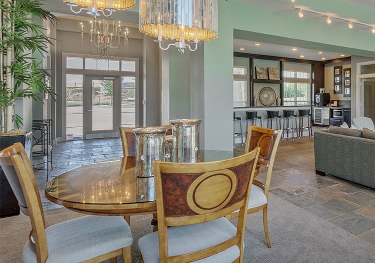 Clubhouse Interior 2 at Aventura at Indian Lake Village luxury apartment homes in Hendersonville, TN