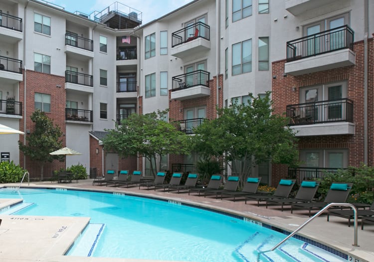 Main Pool at Post Eastside luxury apartment homes in Richardson, TX
