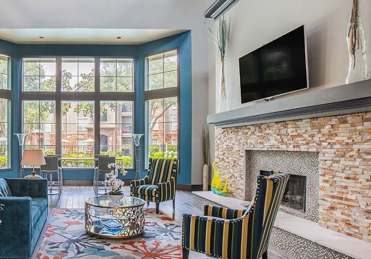 Clubhouse at Villages at Kirkwood luxury apartment homes in Houston, TX