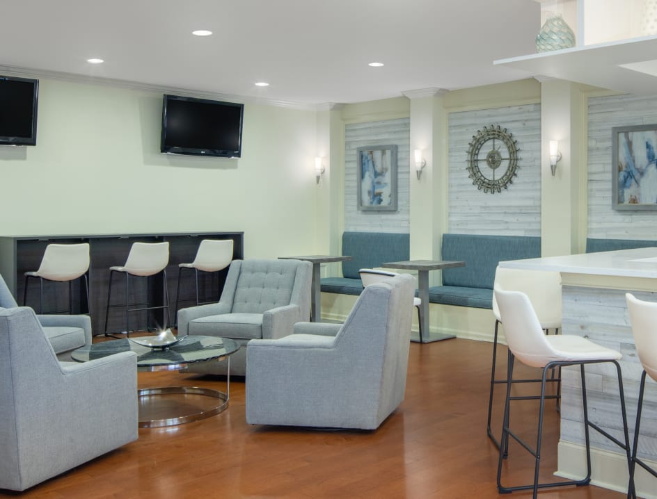 Cyber Café at Tattersall at Tapestry Park luxury apartment homes in Jacksonville, FL
