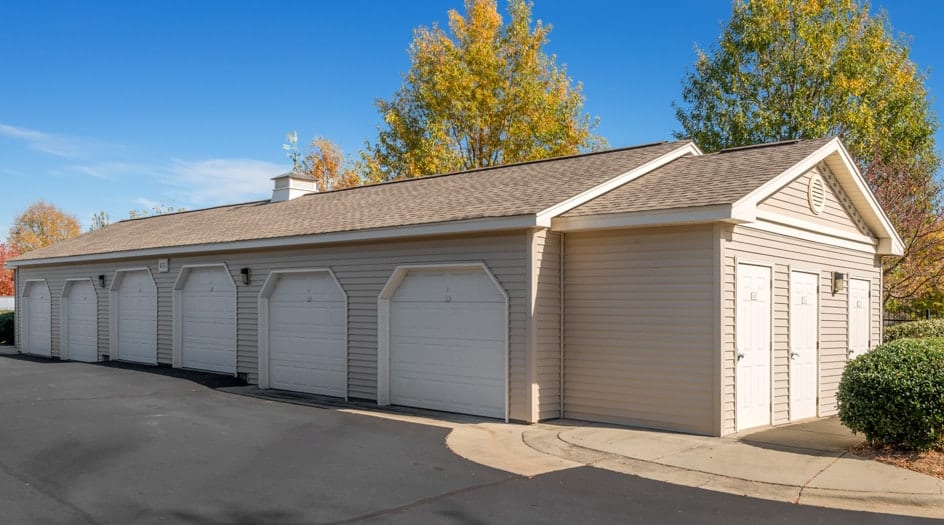 Detached Garage at Colonial Grand at University Center luxury apartment homes in Charlotte, NC