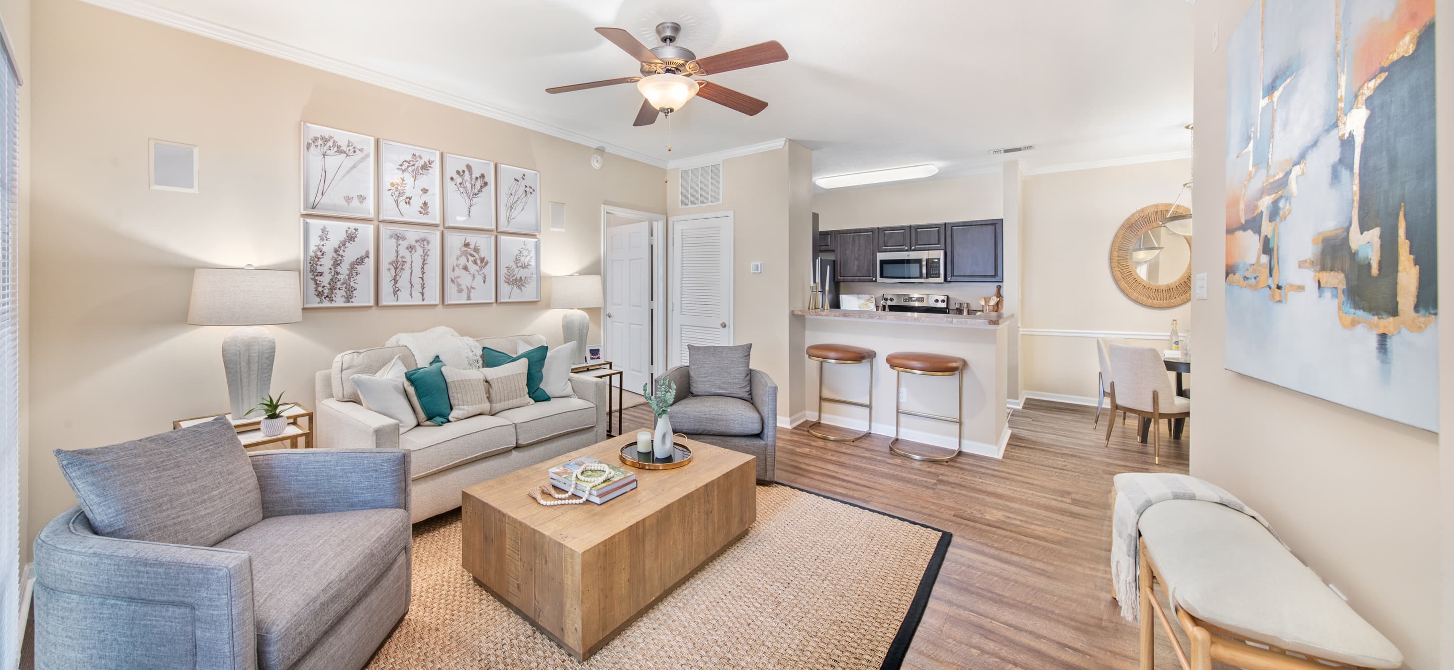 Living Room at Colonial Grand at Liberty Park in Birmingham, AL