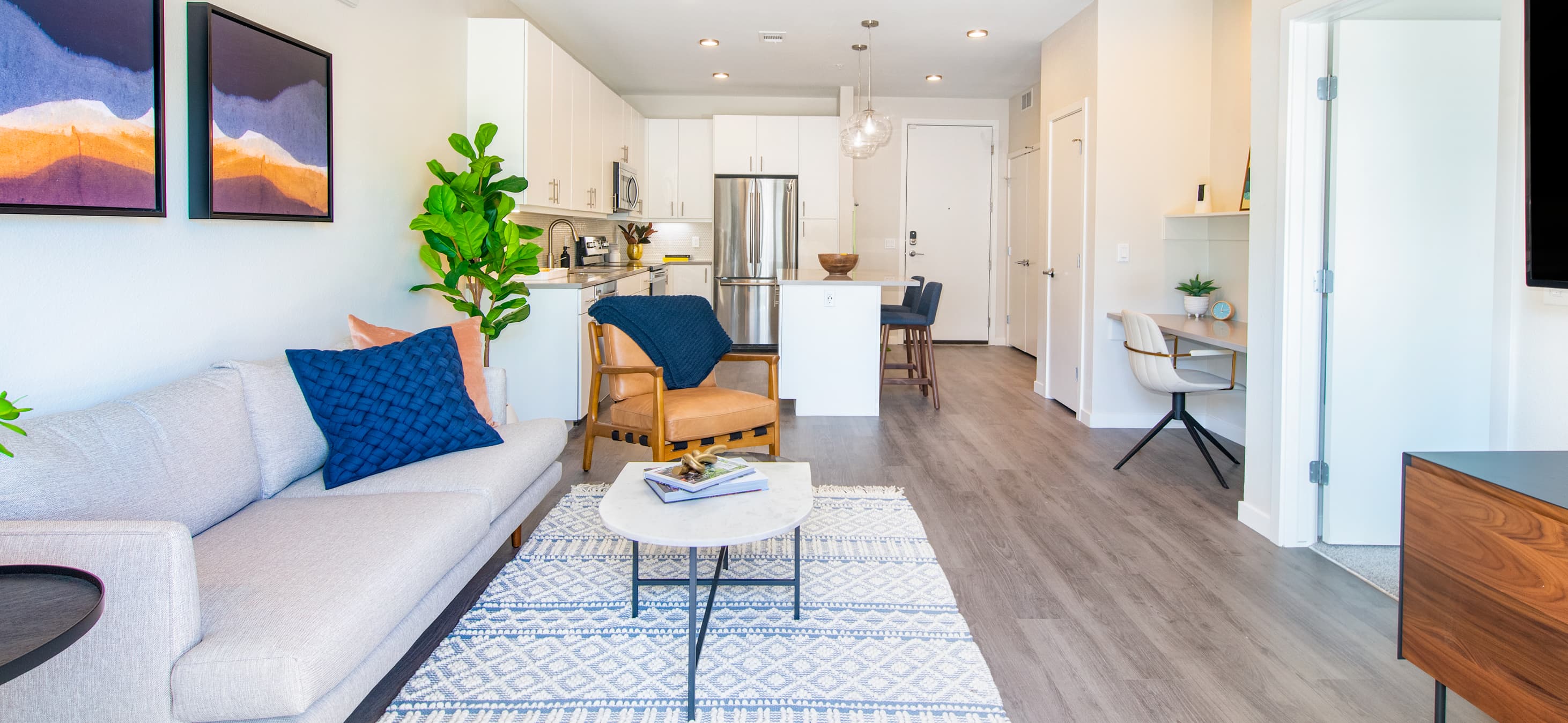 Living Room at MAA Westglenn in Denver, CO