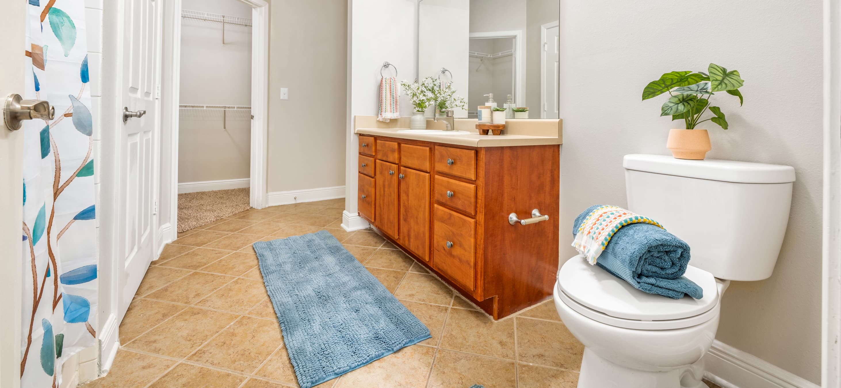 Bathroom at MAA Town Center luxury apartment homes in Jacksonville, FL