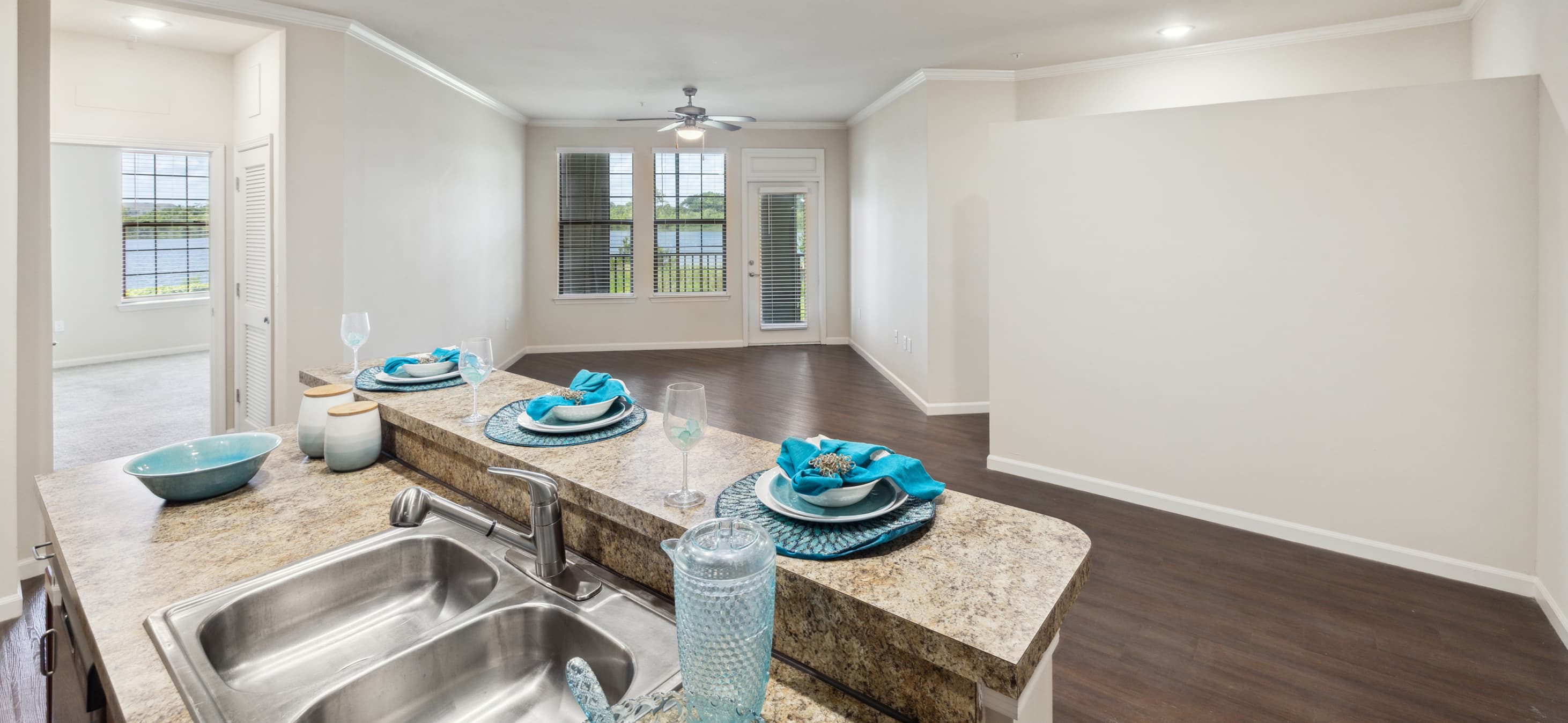 Model at MAA Crosswater luxury apartment homes in Tampa, FL