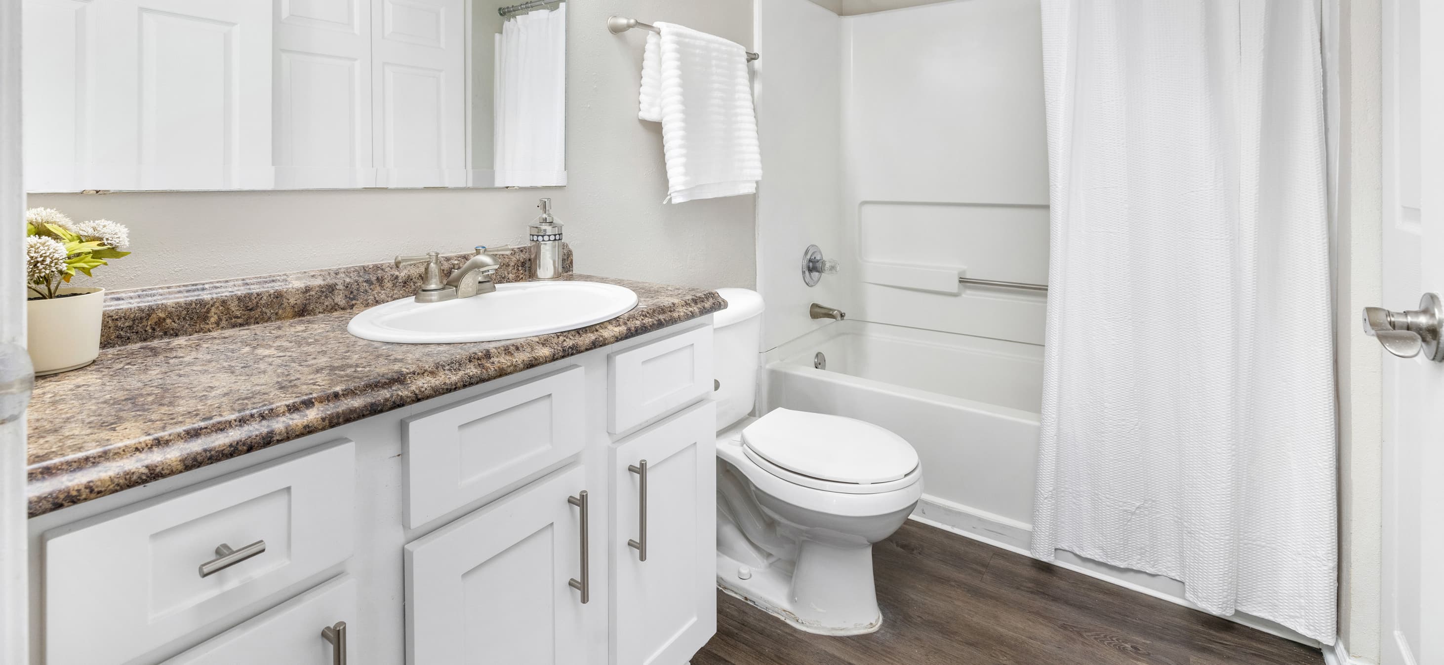 Bathroom at MAA Brandon luxury apartment homes in Brandon, FL