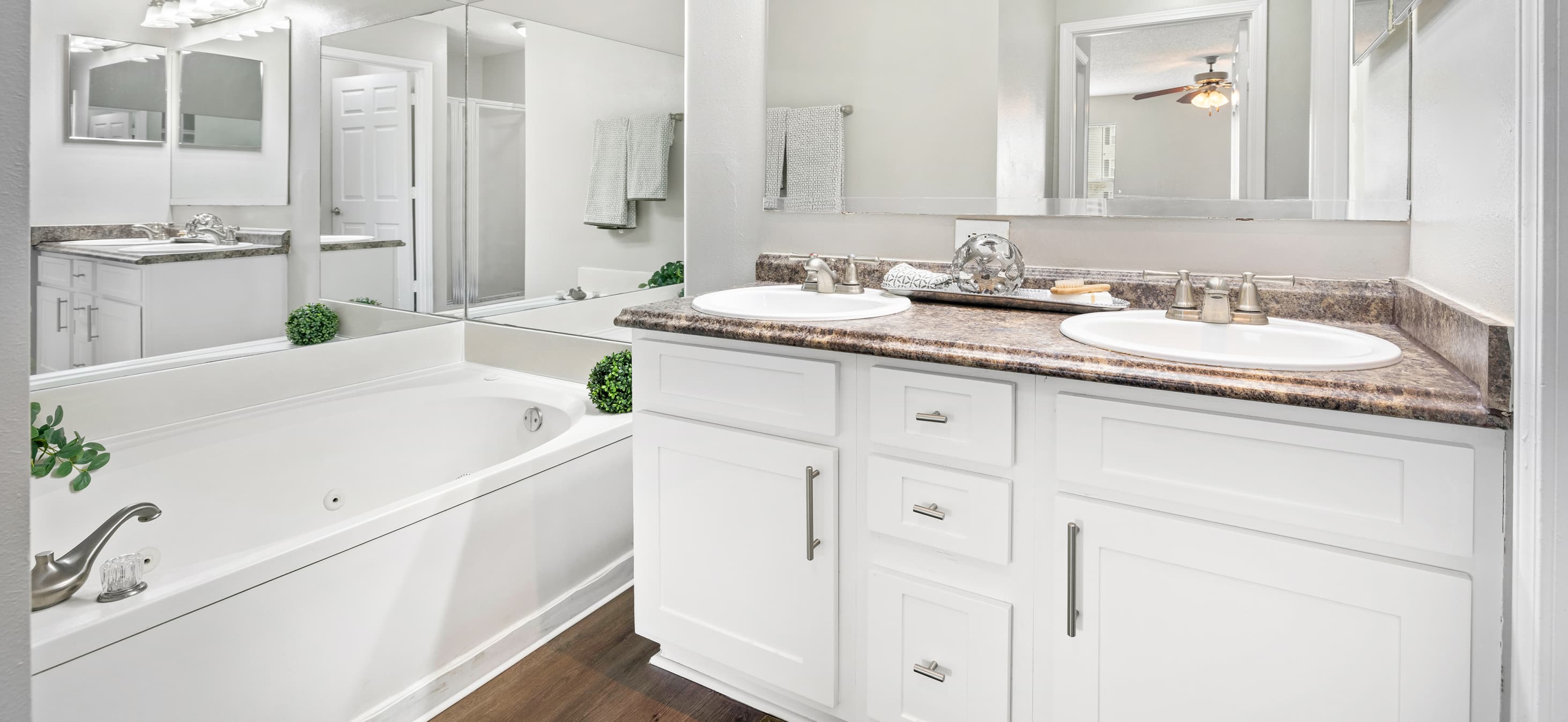 Bathroom at MAA Brandon luxury apartment homes in Brandon, FL