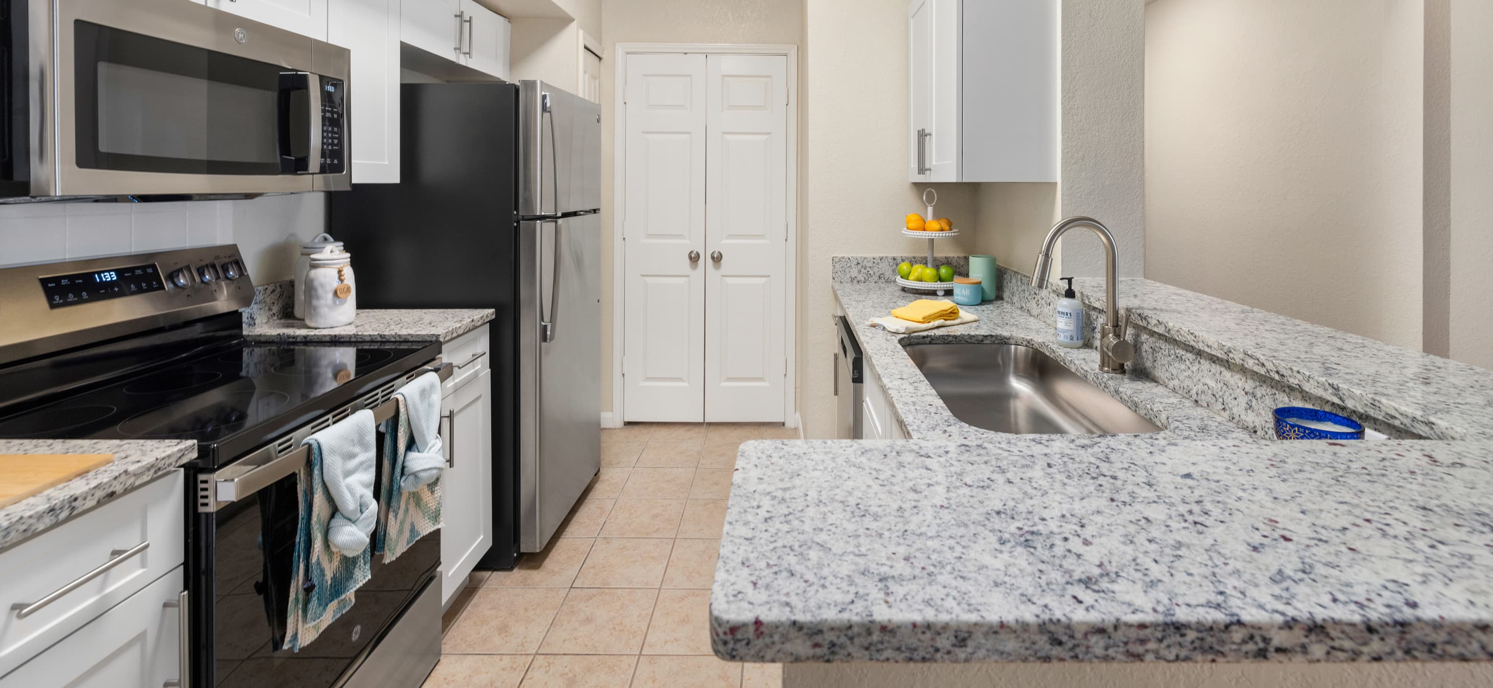 Kitchen at MAA Tampa Oaks luxury apartment homes in Tampa, FL