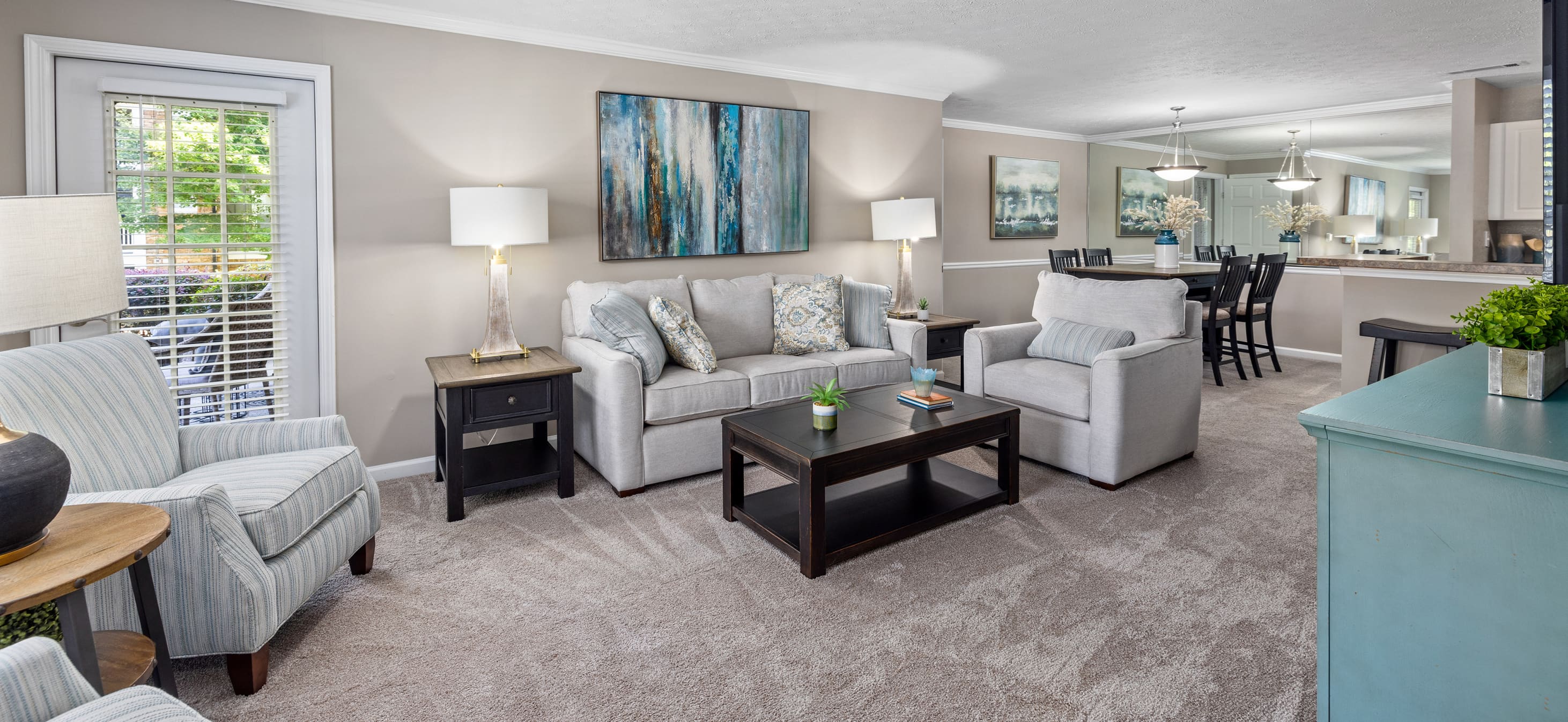 Model at MAA Berkeley Lake luxury apartment homes in Duluth, GA