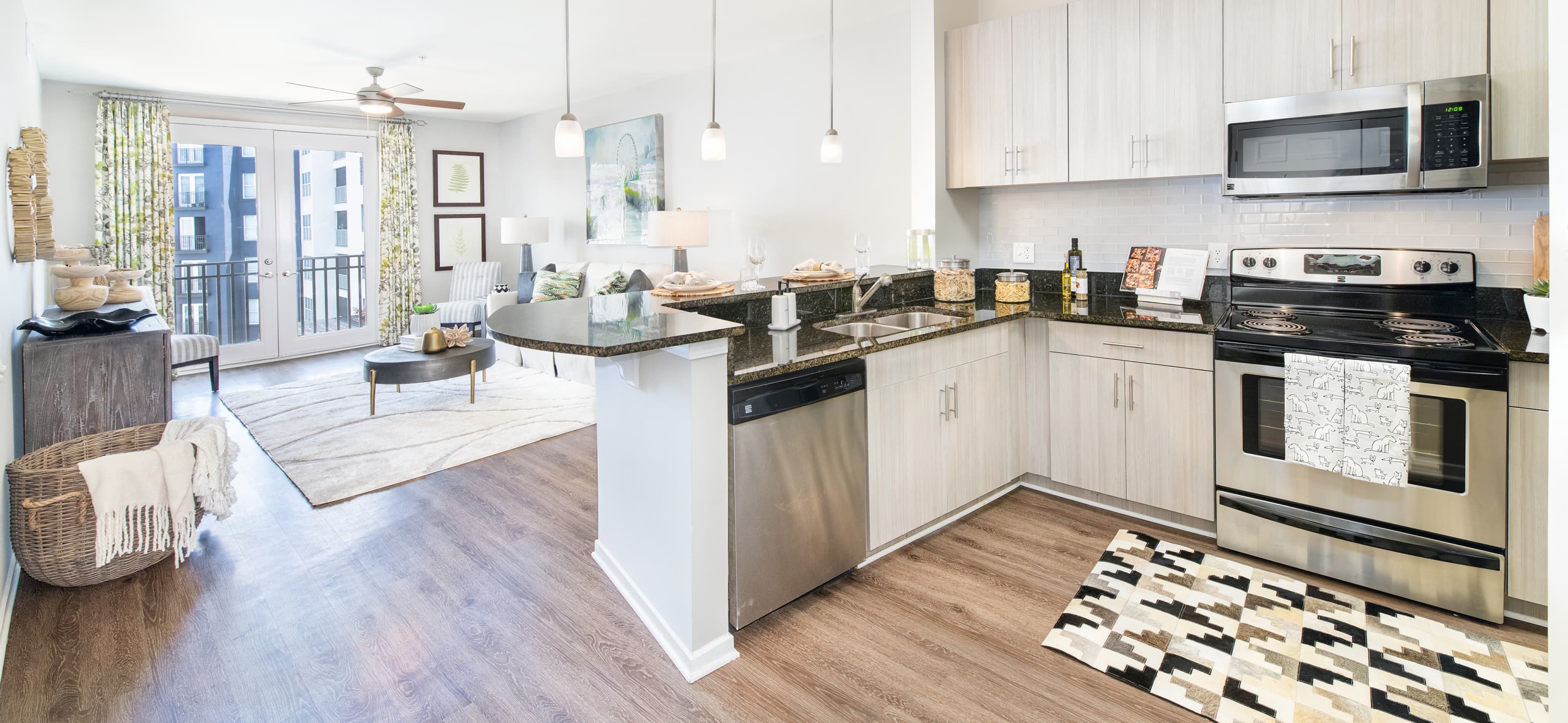 Kitchen at MAA Buckhead luxury apartment homes in Atlanta, GA