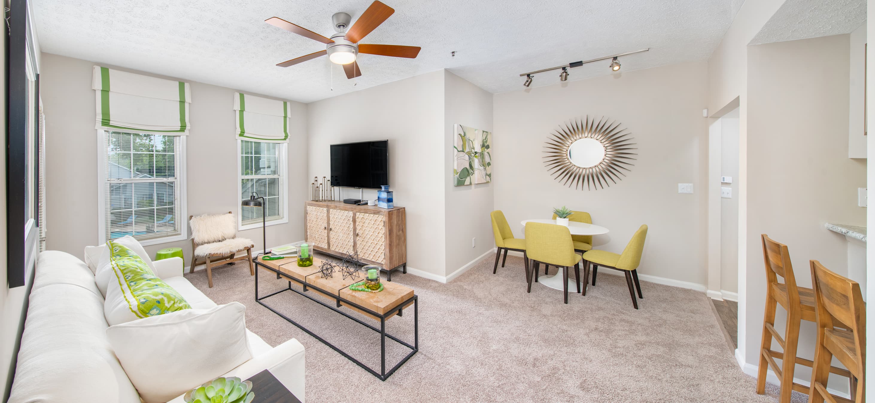 Living and Dining Room at MAA Dunwoody in Atlanta, GA