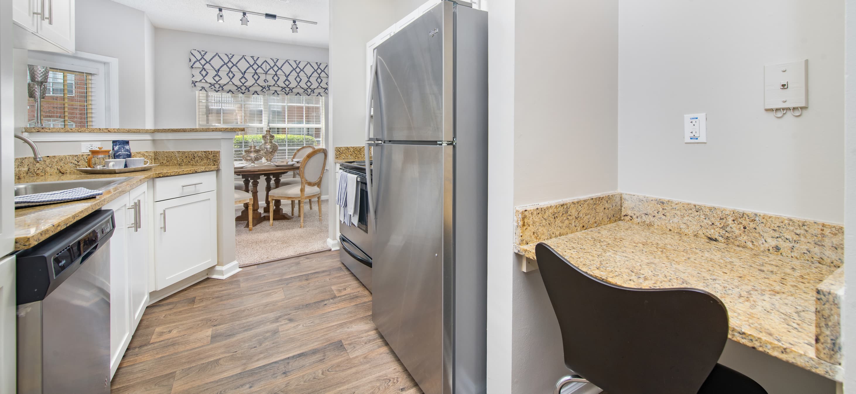 Kitchen wide angle at MAA Milstead in Atlanta, GA