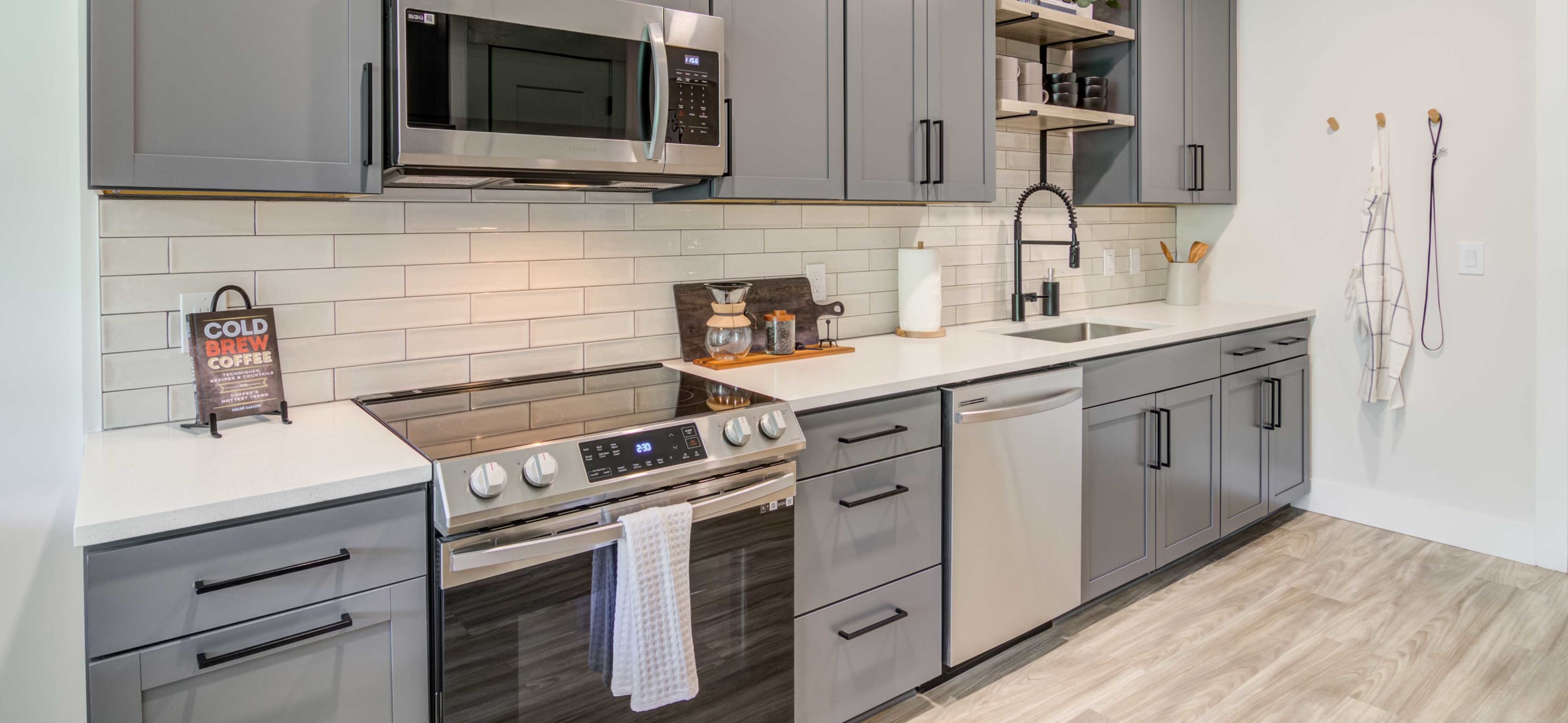 Kitchen at MAA West Midtown luxury apartment homes in Atlanta, GA