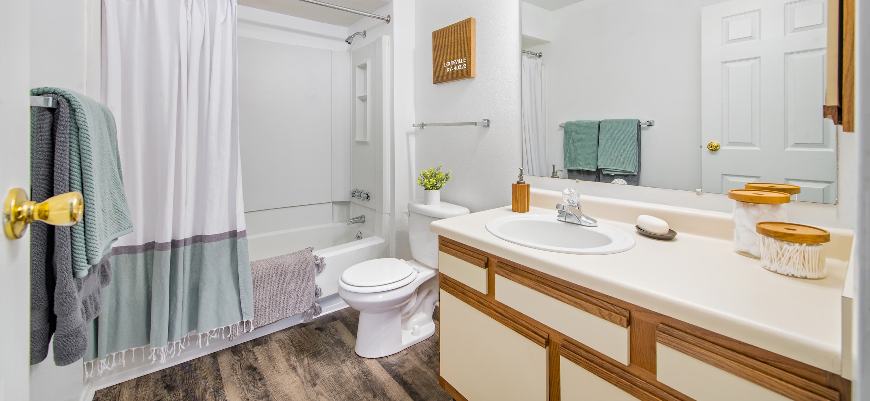 Model Bathroom at MAA Westport in Louisville, KY