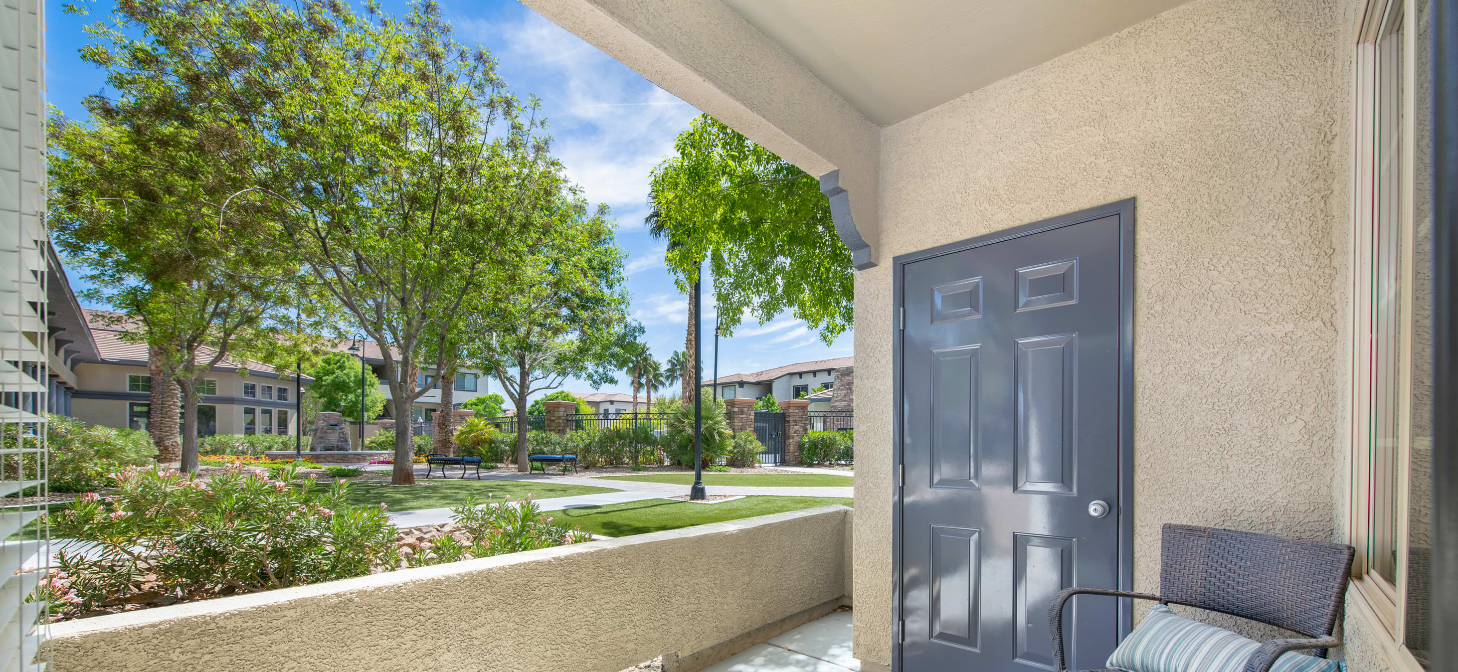 Patio at MAA Desert Vista in Las Vegas, NV