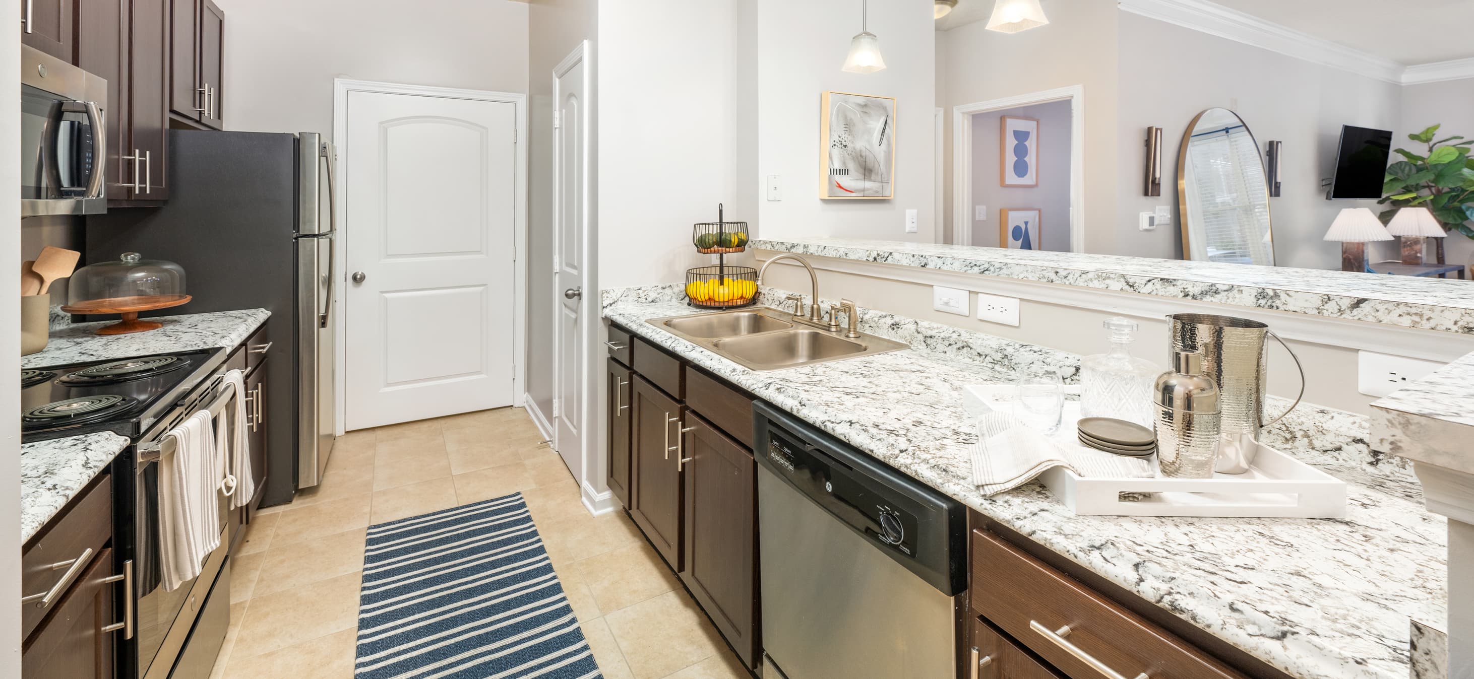 Kitchen at MAA Ayrsley luxury apartment homes in Charlotte, NC