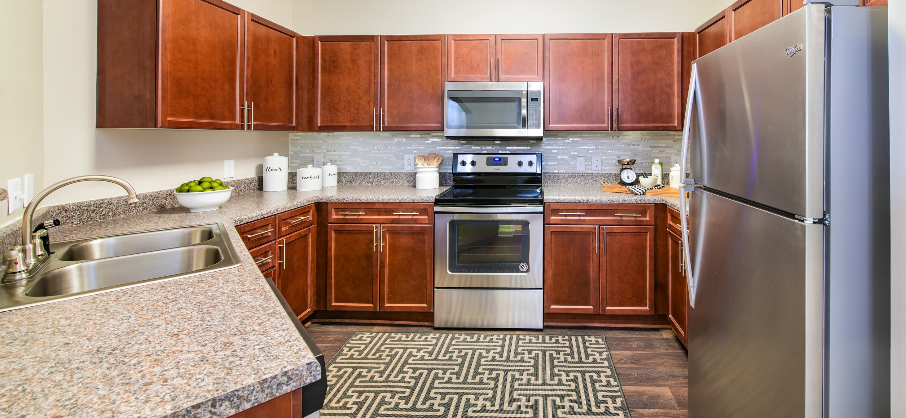 Kitchen at MAA Ballantyne luxury apartment homes in Charlotte, NC