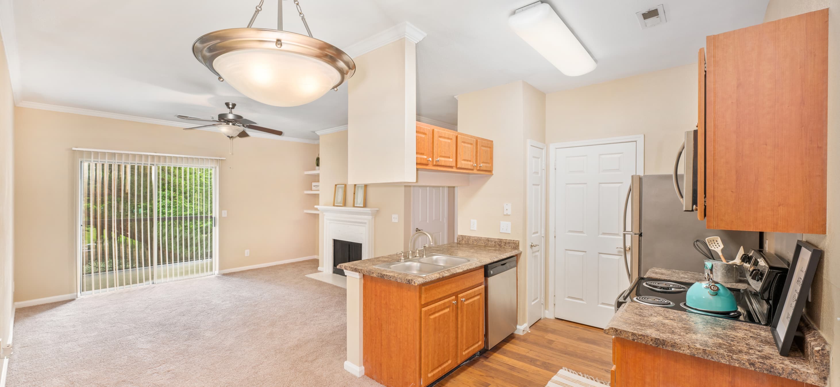 Model at MAA Beverly Crest luxury apartment homes in Charlotte, NC