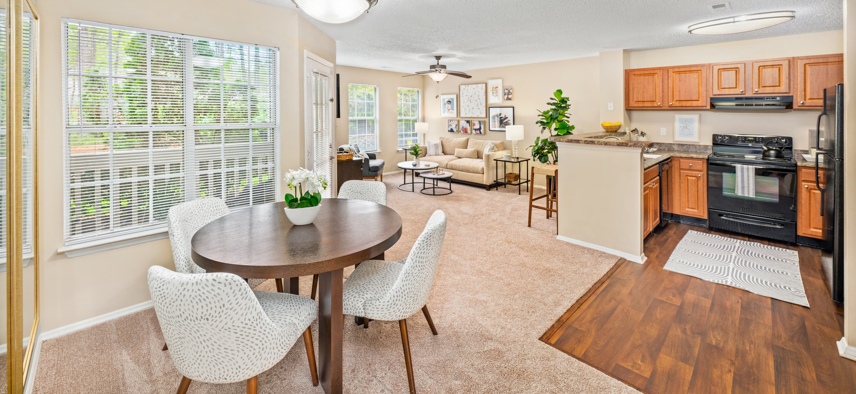 Model at MAA Fifty-One luxury apartment homes in Matthews, NC