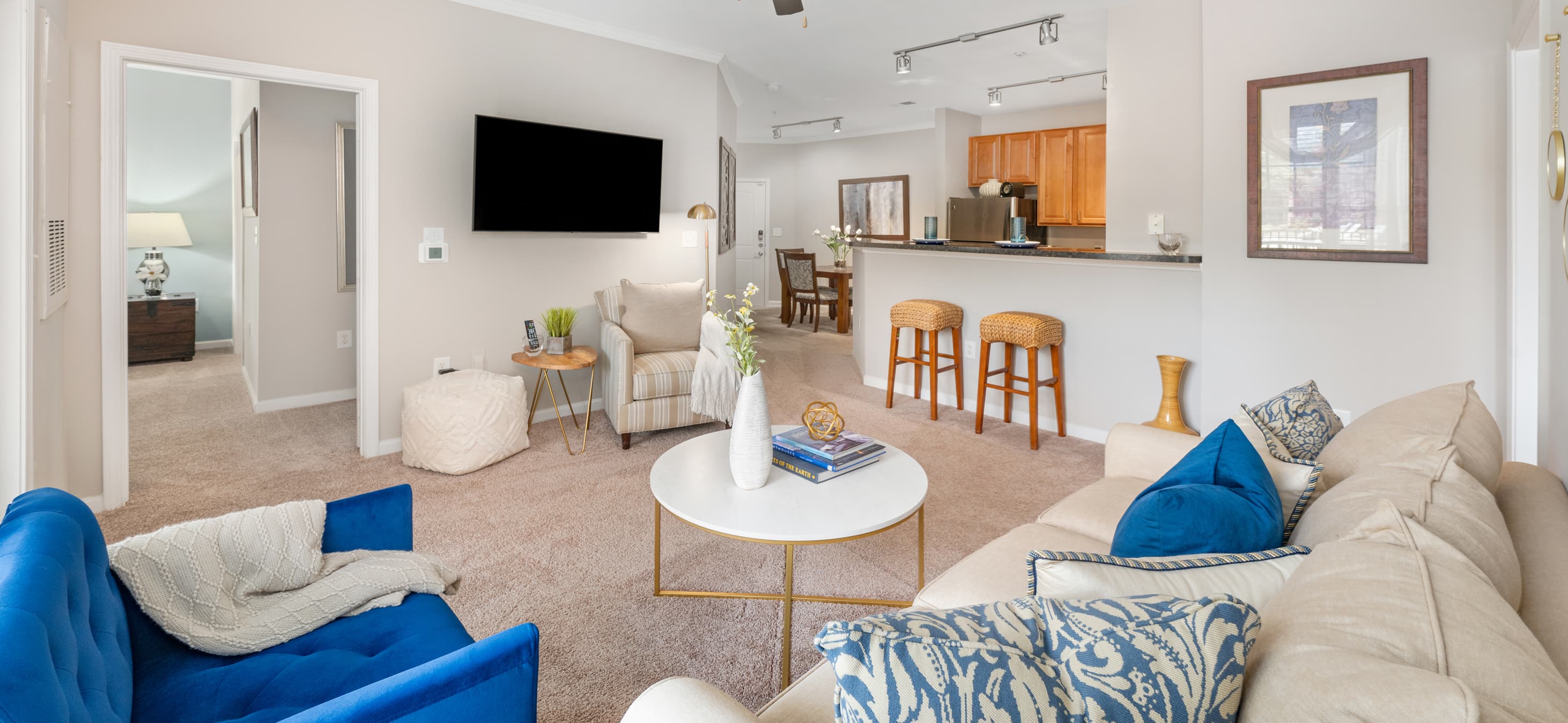 Model at MAA Matthews Commons luxury apartment homes in Matthews, NC