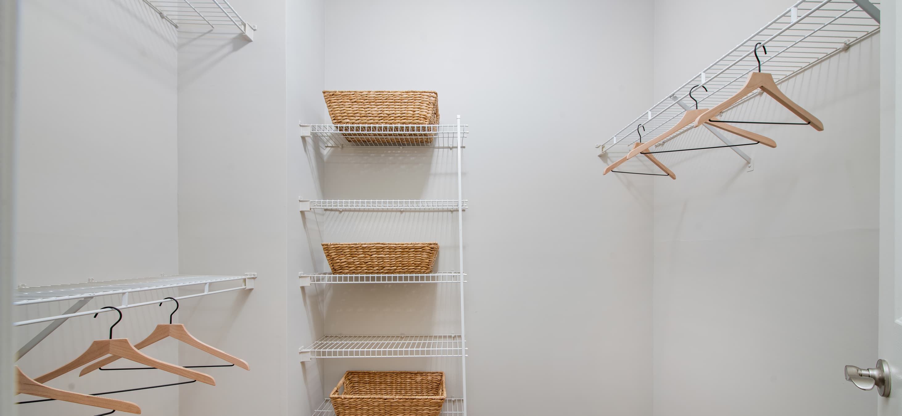 Closet at MAA South Park luxury apartment homes in Charlotte, NC