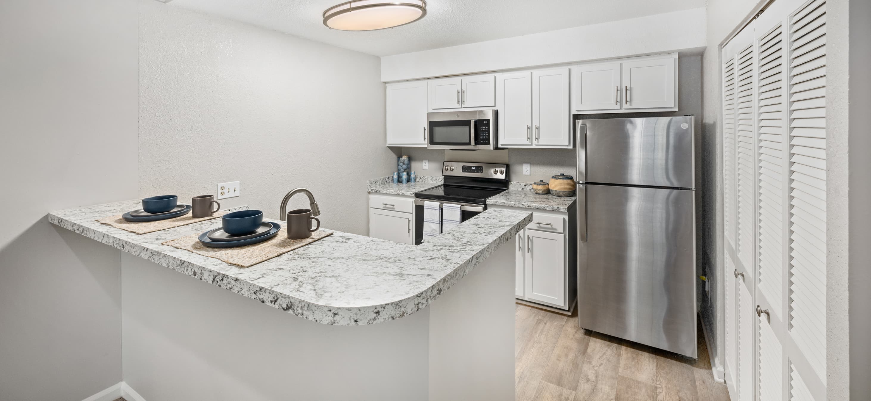 Kitchen at MAA Duke Forest luxury apartment homes in Durham, NC