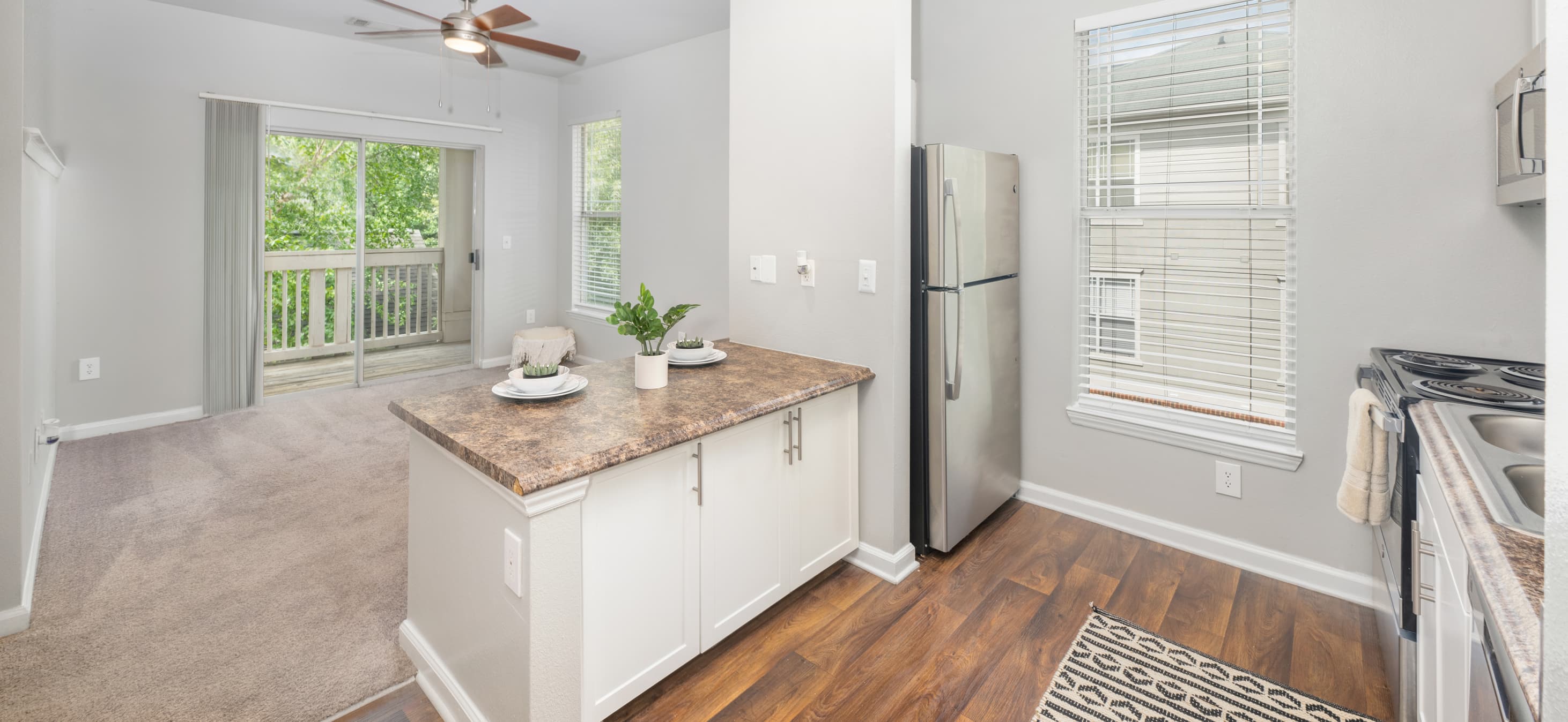 Model at MAA Research park luxury apartment homes in Durham, NC