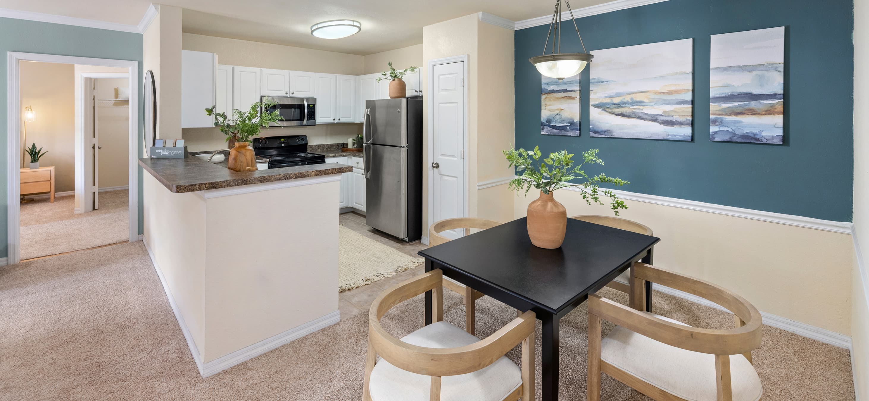 Model at MAA Arringdon luxury apartment homes in Morrisville, NC