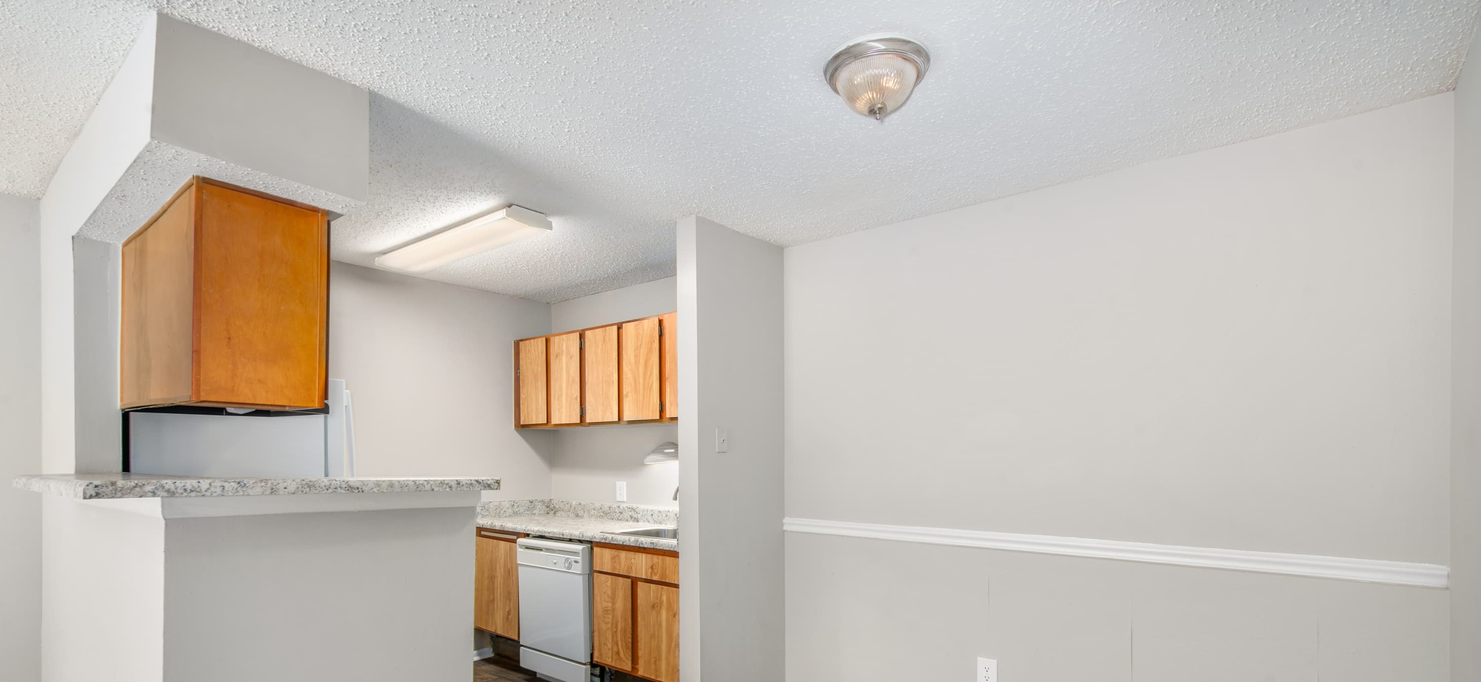 Kitchen at MAA Haywood luxury apartment homes in Greenville, SC